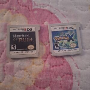 Pokémon X & Heroes Of Ruin Nintendo 3DS